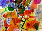 ZEITGENOSSISCHE_KUNST_KUNSTLER-MODERNE_MALEREI_Merello._Don_Quijote_en_su_fantasia._Mix_media